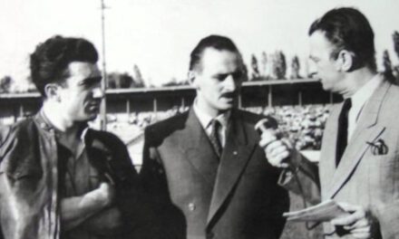 Edward Kupczyński zwycięża w drugim finale IMP 1955 roku w Lesznie